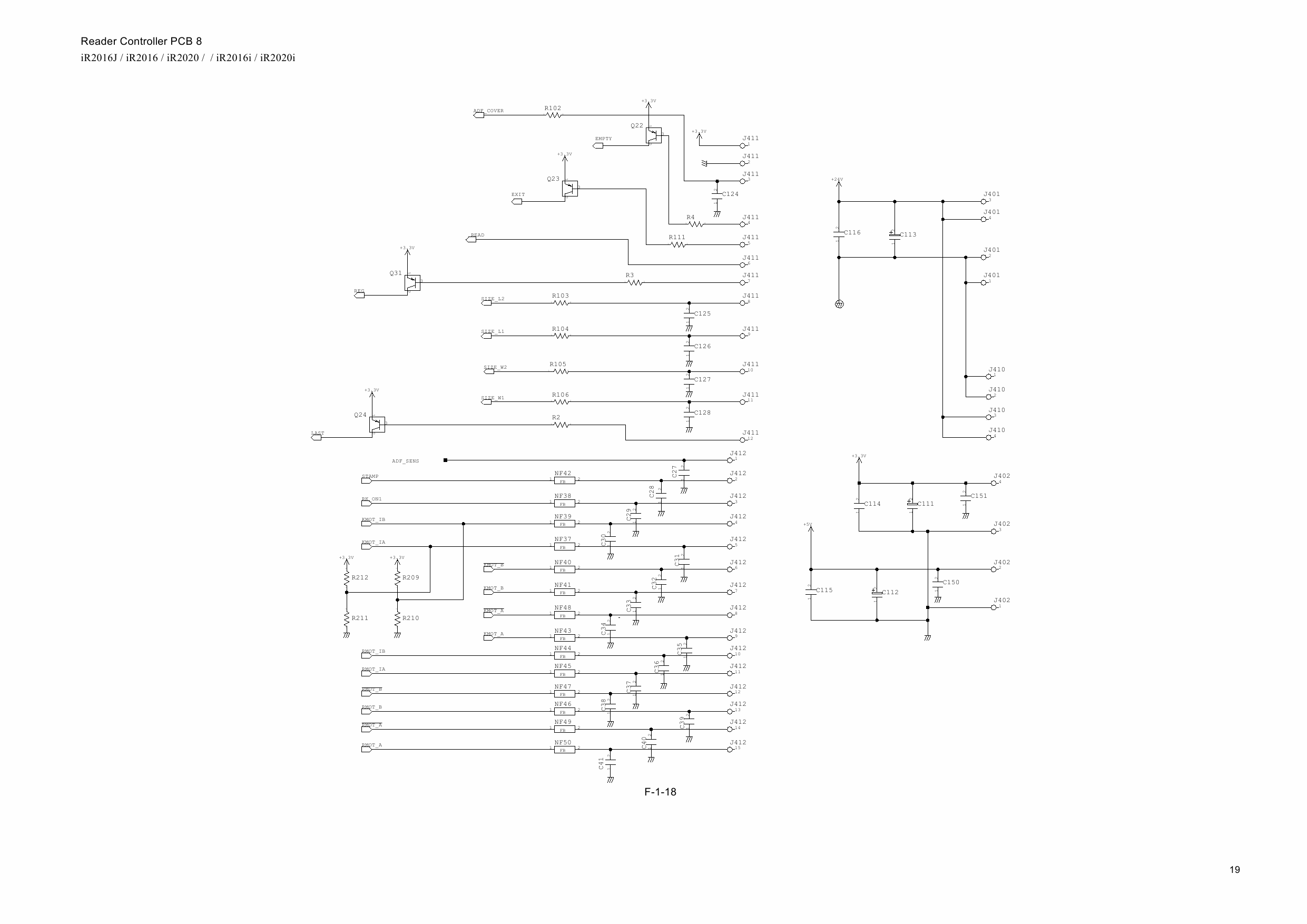 Canon imageRUNNER-iR 2020 2016 Circuit Diagram-4